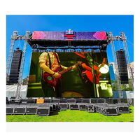 P2.6 P2.91 P3.91 Tam Renkli HD Ticari Dış Mekan İç Mekan 500*500mm Sahne LED Ekran Video Duvarı Taşınabilir Kiralık LED Panel Ekran