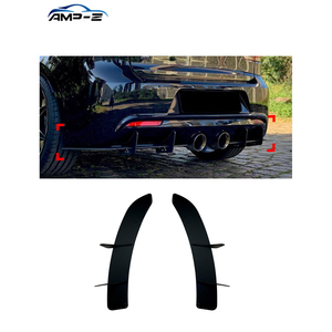 AMP-Z difusor trasero divisor para VW Volkswagen <span class=keywords><strong>Golf</strong></span> <span class=keywords><strong>MK6</strong></span> <span class=keywords><strong>R</strong></span> difusor trasero 2009-2012 - Product Image 1