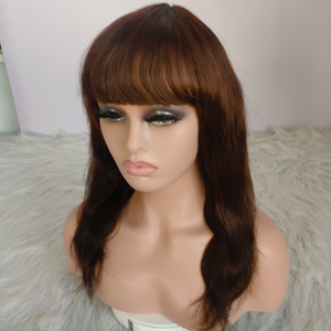 วิกผมแ<span class=keywords><strong>ท</strong></span>้จากบราซิล ราคาขายส่ง วิกผมลอน มี<span class=keywords><strong>หน้าม้า</strong></span> ไม่มีเชือกผูก วิกผมแ<span class=keywords><strong>ท</strong></span>้แบบไม่ผ่านการแปรรูป ผลิตด้วยเครื่องจักร สำหรับผู้หญิงผิวสี - Product Image 1