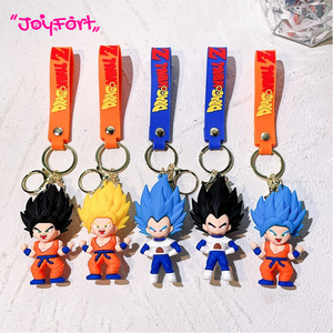 Porte-clés en caoutchouc PVC miniature de haute qualité, 15 couleurs, figurine d'anime Dragon <span class=keywords><strong>DBZ</strong></span> Kid Son Goku Super Saiyan - Product Image 3