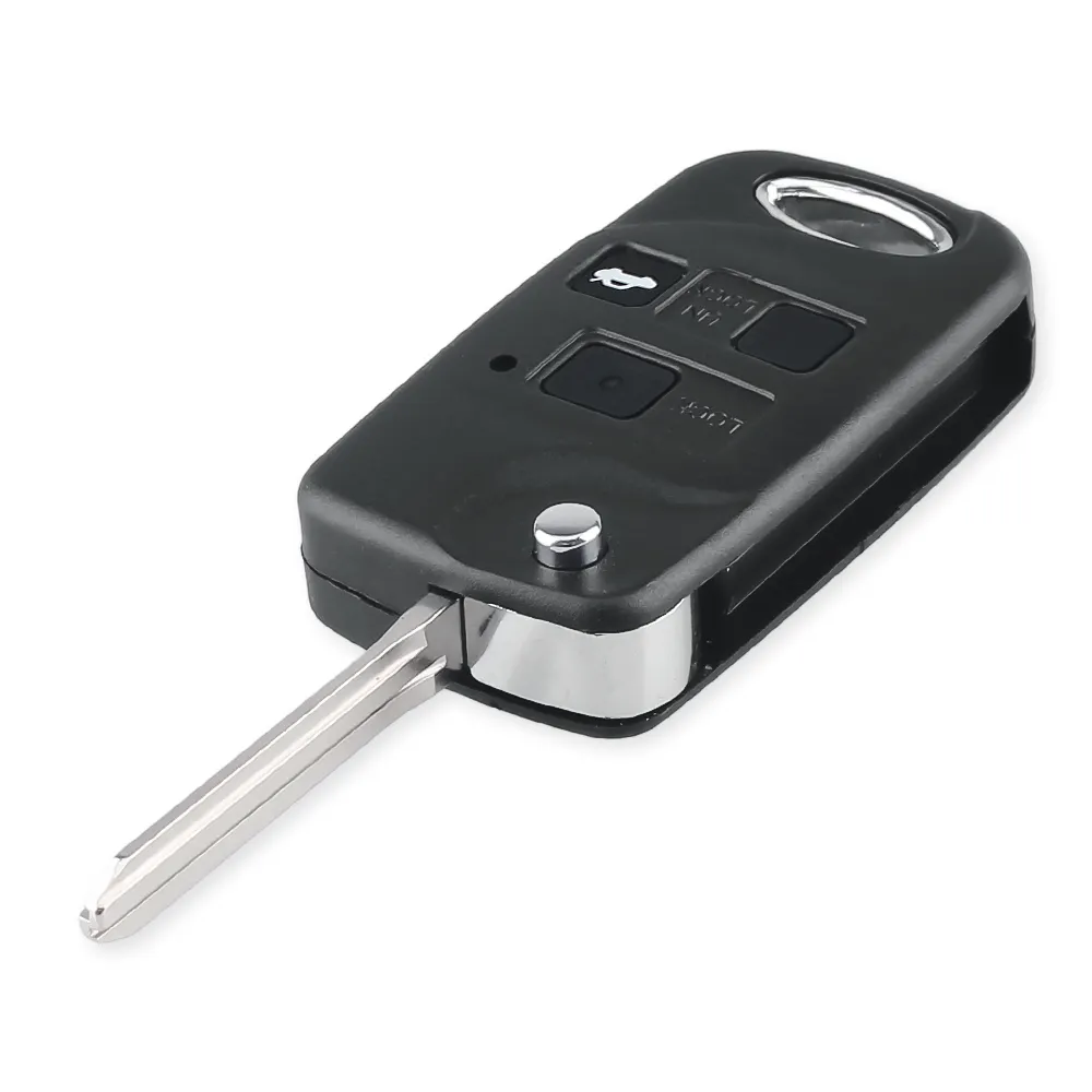 Funda de botón de entrada para llave de coche, cubierta de mando a distancia inteligente para Lexus RX300, ES300, LX470, GS450h, IS350, SC430, CT200h, GS430, ES350, GS350, cuchilla sin cortar