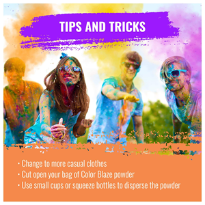 Polvere Colorata per <span class=keywords><strong>Gare</strong></span> all'Aperto 450g, Polvere di Amido di Mais Sicura Multicolore per Decorazioni del Festival Holi - Product Image 6