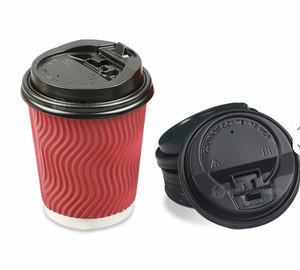 Tapas Desechables para Vasos de Café con Ranura para Pajita, Tapas para Botellas para Llevar, para Envasado de Bebidas - Product Image 3