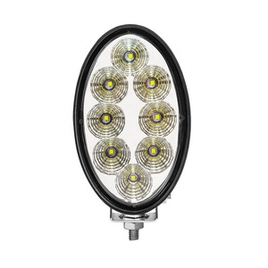 Lampe <span class=keywords><strong>de</strong></span> <span class=keywords><strong>travail</strong></span> LED ovale EMC 40W 6 pouces, faisceau large noir/gris, pour éclairage extérieur <span class=keywords><strong>de</strong></span> tracteurs agricoles <span class=keywords><strong>John</strong></span> <span class=keywords><strong>Deere</strong></span> - Product Image 5