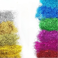 Paillettes holographiques PET fines de 0,2 mm, 1 kg, paillettes laser brillantes, flocons hexagonaux, fournisseur, corps, cheveux, visage, brillant à lèvres
