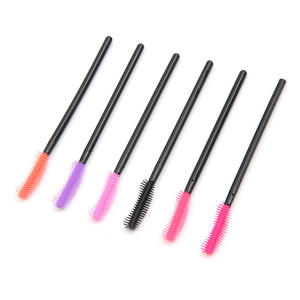 Colorful Disposable <b>Silicone</b> Mascara Brush Soft Bristle Lash Beauty Cleaning <b>Tool</b> - Product Image 3