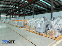 Bras robotisé collaboratif industriel à 7 axes - Marque Pratt - Application de soudage des métaux - Puissance 1000-2000W