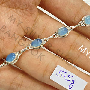 Wholesale Original Superb Gemstone <b>Sterling</b> <b>Silver</b> <b>925</b> Fine <b>Bracelet</b> Tennis <b>Bracelet</b> Style for Women for Party or Gift - Product Image 2