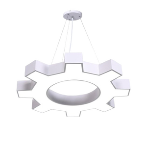 Năng động âm nhạc phòng tập thể dục văn phòng hiện đại tuyến tính dẫn tròn bánh Mặt dây chuyền chiếu sáng bầu không khí đèn hành lang lối đi - Product Image 5