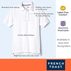 <span class=keywords><strong>Polo</strong></span> piqué pour enfants L (10/12) à manches courtes, 100% coton, chemise pour garçons - Product Image 4