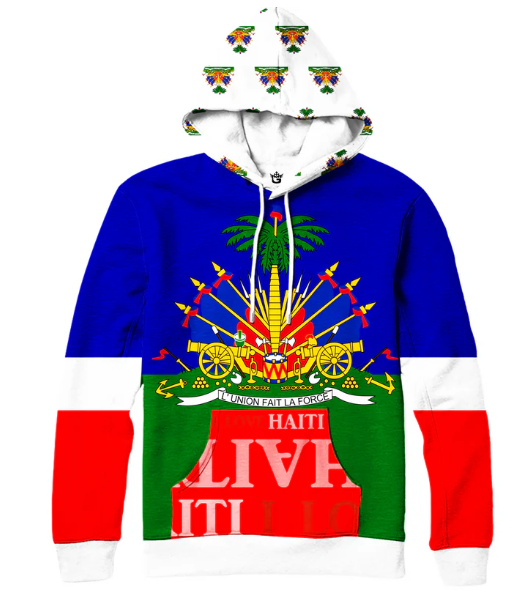 Sweats à capuche bleu Haïti