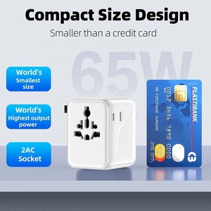 65W Compact Gan Tech Universele Internationale Reisoplader Adapter Usb Iphone 15 Stekker Oplader Board Ac Dc Converters - Product Image 4