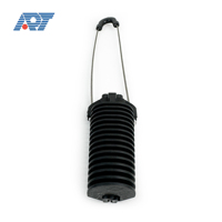 Pince de tension extérieure en fibre optique pour câble de dérivation Accessoires d'installation aérienne Pince de fil d'ancrage ADSS