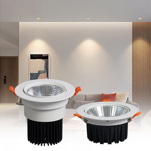 <span class=keywords><strong>Precio</strong></span> <span class=keywords><strong>de</strong></span> fábrica 5W 7W 9W 12W 15W 20W 24W 30W Techo ajustable Led COB Downlight Spot Light Carcasa Redonda Aluminio Leds Downlight - Product Image 4