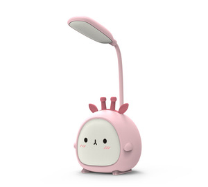 Criativo Cartoon Atmosfera Bonito Desk <span class=keywords><strong>Lamp</strong></span> Eye Protection 360 Rotação USB Carregamento Night Light Leitura Dobrável Luz Desk <span class=keywords><strong>Lamp</strong></span> - Product Image 1
