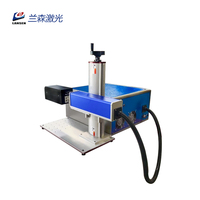 Machine de marquage laser à fibre 3D refroidie par air 100W pour lettres arabes sur claviers, ordinateurs et applications plastiques