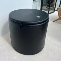 Baignoire à glace gonflable en tissu double paroi (DWF) 90x90cm, pliable et portable, avec accessoires pour la thérapie de récupération et la baignade froide