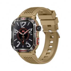 นาฬิกาอัจฉริยะ HT29 2.01 "หน้าจอ HD แบตเตอรี่600mAh IP68กันน้ำอัตราการเต้นหัวใจเครื่องตรวจจับไฟฉายรองรับ20ภาษา - Product Image 6