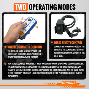 オートボット <span class=keywords><strong>12V</strong></span> 電動ATV/UTVウインチ、4500ポンドワイヤーロープ、ワイヤレスリモコン付き、ロードトレーラー牽引、緊急ツールウインチ - Product Image 6