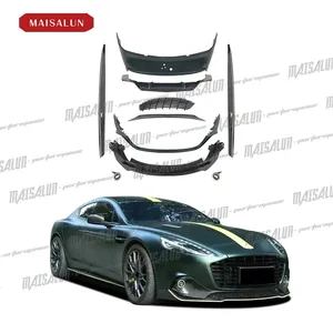High Quality Bodykit For Aston Martin Rapide S 4 doors Upgrade to AMR style carbon fiber with front rear bumper side skirts