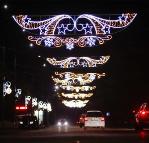 Guirlandes lumineuses LED pour la décoration de la ville, lumières de Noël imperméables, motif étoile 2D, IP65, pour les festivités en plein air, décoration de la <span class=keywords><strong>maison</strong></span> - Product Image 2
