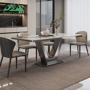 Ensemble de meubles de cuisine de style nordique Wayon, table et chaises de salle à manger contemporaines pour appartement, hôtel - Product Image 3