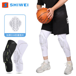 Genouillère Shiwei noire en EVA, absorption des chocs, pour basketball, course à pied, football, protection unisexe - Product Image 5