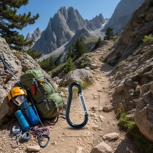 Mosquetón Ilan de 50 mm, 2 Piezas, Accesorio para Escalada al Aire Libre - Product Image 3