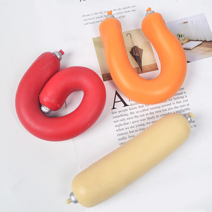 Jouet anti-stress TPR en forme de saucisse, jouet à presser en forme de hot-dog, jouet anti-anxiété pour enfants et adultes - Product Image 4