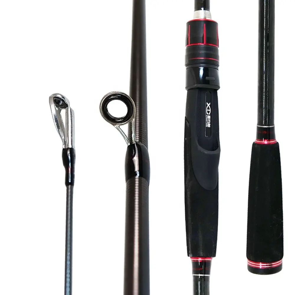 XDL Mua 1.98M 2.1M 2.4M 2 Phần Dòng Siêu Nhẹ Casting Rod Và Reel Thiết Lập Cá Spinning Rods