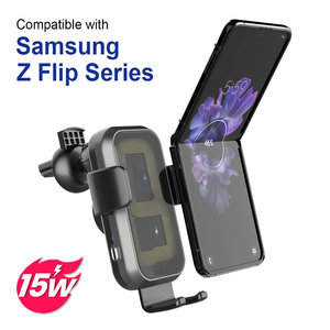Soporte <span class=keywords><strong>de</strong></span> Carga Inalámbrico para Auto con Sensor Inteligente y Sujeción Automática, Carga Rápida <span class=keywords><strong>de</strong></span> 15W, para <span class=keywords><strong>iPhone</strong></span> 15, <span class=keywords><strong>14</strong></span> Pro Max, Z Flip - Product Image 2