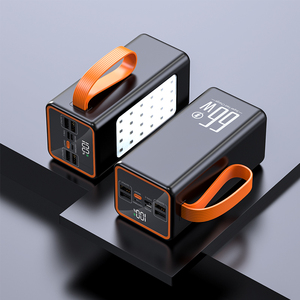 Nouvelle batterie externe grande capacité 70000mAh avec lumière LED extérieure, charge rapide PD 66W, Micro USB + Type-C, chargeur rapide 4 ports USB 2-en-1 - Product Image 5