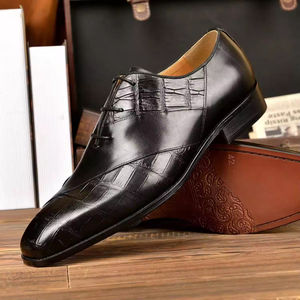 Zapatos de Cuero de Alta Calidad Hechos a Mano Profesionales para Vestir de Negocios o para Bodas Cómodos Transpirables Impermeables con Soporte de Arco - Product Image 3