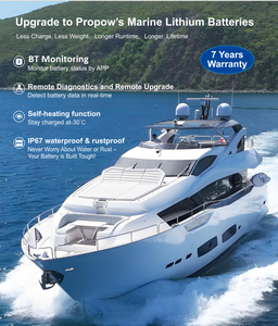 Efficient Boat <b>Yacht</b> Motors Battery 51.2V 105Ah Li-Ion IP67 Waterproof 4000 Cycles - Product Image 3