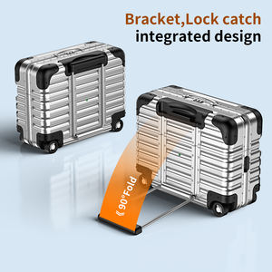 Conception de bagages Bluetooth écouteurs étui de protection pour <span class=keywords><strong>AirPods</strong></span> <span class=keywords><strong>Pro</strong></span> <span class=keywords><strong>2</strong></span> 4 support de téléphone de charge sans fil embouts pour écouteurs couverture de casque - Product Image 6