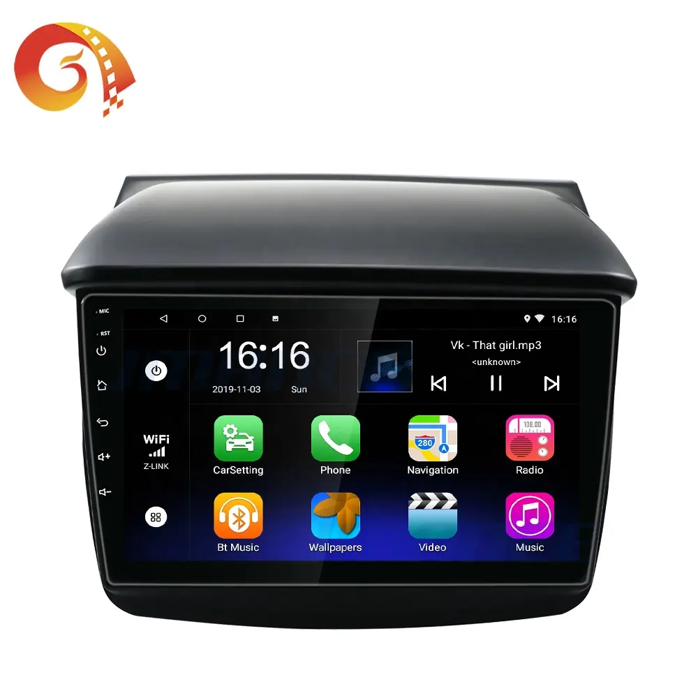 Car Video Dvd Player Gps di Navigazione Audio Android Radio Per Mitsubishi Pajero