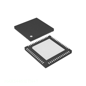 MAX34451ETN+T ชิปจัดการพลังงาน (PMIC) 56 WFQFN ชิป IC แบบมีพื้นผิวสำหรับตรวจสอบ PMBUS 16 ช่องสัญญาณ V/I TQFN ตัวแทนจำหน่ายอย่างเป็นทางการ - Product Image 1