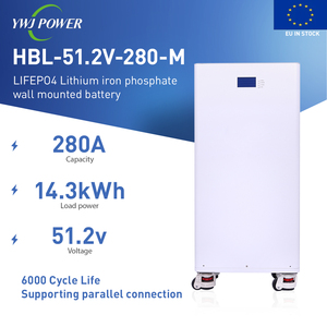 แบตเตอรี่ LiFePO4 คุณภาพสูง เกรด A ติดตั้งง่าย สต็อก EU 48V 51.2V 200Ah 5Kwh 10Kwh สำหรับติดผนังบ้าน ใช้กับระบบโซลาร์เซลล์สำหรับบ้านขนาดเล็ก - Product Image 6