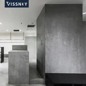 Vissney <span class=keywords><strong>Peinture</strong></span> décorative à la chaux en stuc à base d'acrylique <span class=keywords><strong>Peinture</strong></span> murale à vent industriel Options OEM/ODM Revêtement liquide pour ciment - Product Image 1