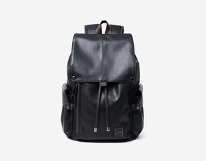 IStapromo Gifts <b>Men</b> PU <b>Leather</b> <b>Backpack</b> for Laptop Male Business Mochilas Couro Masculina Motorcycle Back Pack Travel - Product Image 5