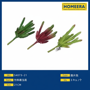 Varietà da 21CM vaso artificiale e piante sospese nei colori autunnali verde scuro e verde chiaro per la fornitura di rinfuse di ringraziamento - Product Image 1