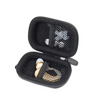 Étui de protection rigide en EVA Oxford pour appareil auditif, pochette de transport portable à coque dure avec fermeture sans type de fermeture personnalisable
