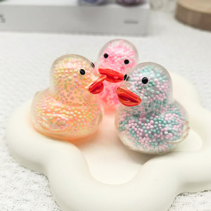 Jouet Squishy Classique Populaire en Maltose, Balle Colorée en Forme de Canard, Anti-Stress, Cadeau pour Enfants et Adultes, Jouets à Presser Contre la Fatigue - Product Image 4