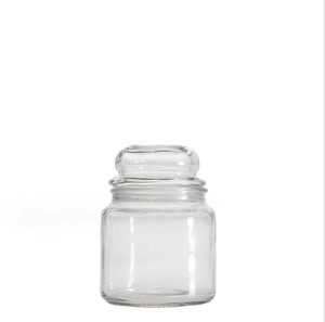 Récipient vide personnalisé de 4oz 12oz 17oz 24oz pot à bougie classique <span class=keywords><strong>en</strong></span> <span class=keywords><strong>verre</strong></span> transparent mat avec couvercle <span class=keywords><strong>en</strong></span> <span class=keywords><strong>verre</strong></span> et boîte pour la décoration de la fabrication de bougies - Product Image 1