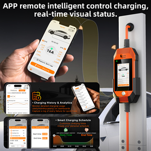 Feyree Type 1 Portable EV Charger 3.5kW 16A 1Phase 4.3 Inch Smart Screen 110V Charging History with WIFI APP Remote Control - Product Image 3