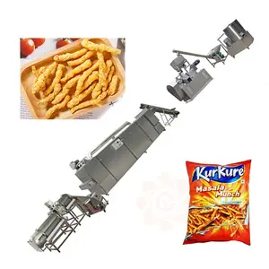 자동 구운 튀김 kurkure cheetos nik naks 스낵 기계 만들기