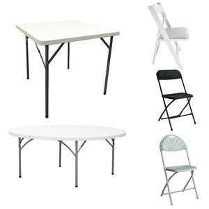 Mesas y Sillas de Plástico Azul para Niños, Recicladas, Transparentes, para Exteriores, para Recepciones de Boda, Plegables, Diseño Contemporáneo, <span class=keywords><strong>Carrefour</strong></span> Adirondack - Product Image 2