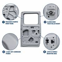 Panneau de porte en acier N300 08- pour CAPTIVA/Colorado/Trax/Wuling/Almaz/mg Hector/Baojun 530