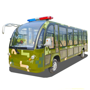 Autobús turístico eléctrico de 17 asientos, coche patrulla de seguridad del campus, autobús de cuatro ruedas de color ventilador - Product Image 1