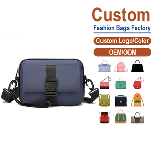 Bolso Bandolera Impermeable de PU para Hombre, Bolso de Pecho Casual y Moderno con Correa Ajustable, Bolso de Hombro Multibolsillos - Product Image 2